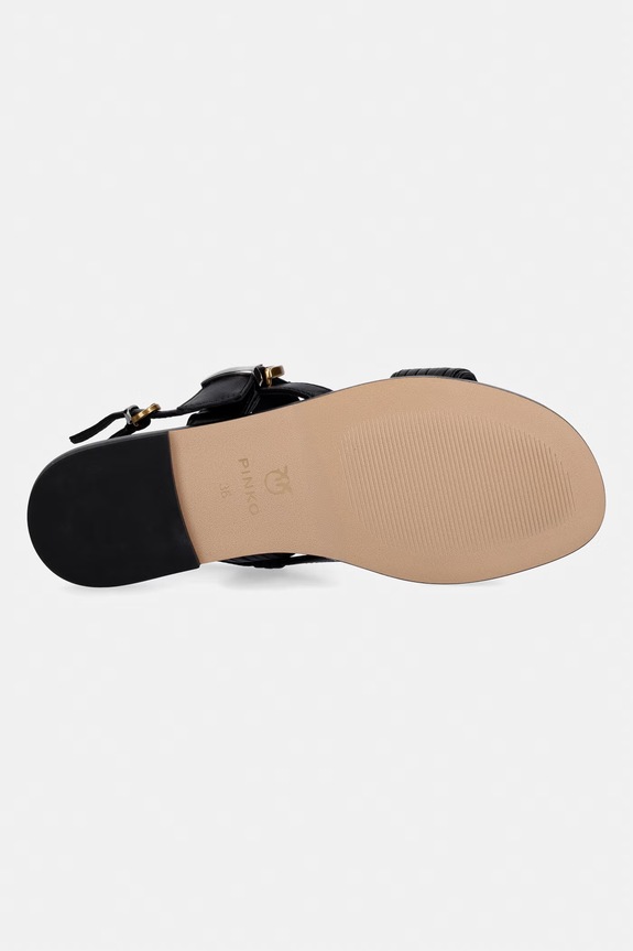 Pinko szandál női bőr Milly 08 SD0467.P003.Z99 fekete
