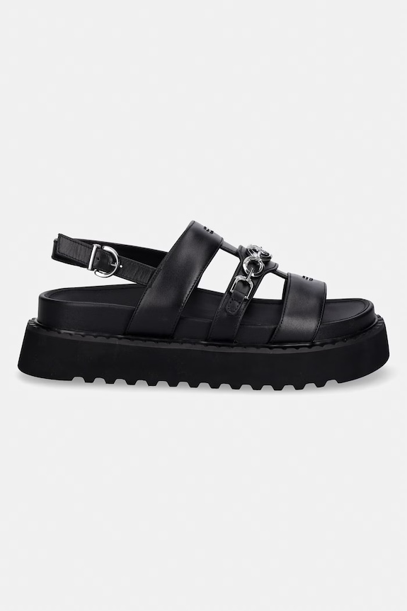 Pinko szandál női bőr Kate 06 SD0517.P001.Z99 fekete SS26