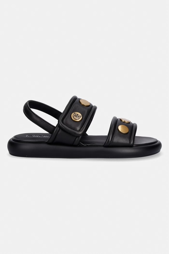 Pinko női bőr szandál Fiona 01 SD0521.P003.Z99 fekete SS26