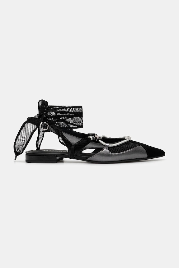 Kožené baleríny Pinko Gianira 30 SD0547.P003.Z99 černá SS26