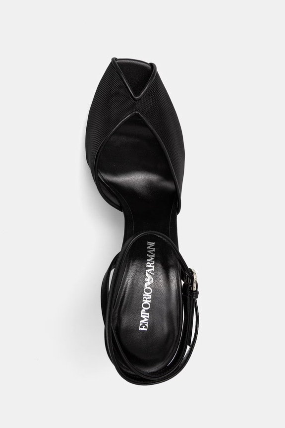 Emporio Armani sandale negru EW004069.AF24789.UC001