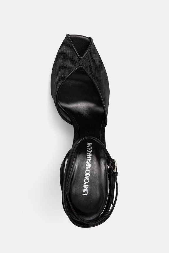 Emporio Armani sandale negru EW004069.AF24789.UC001