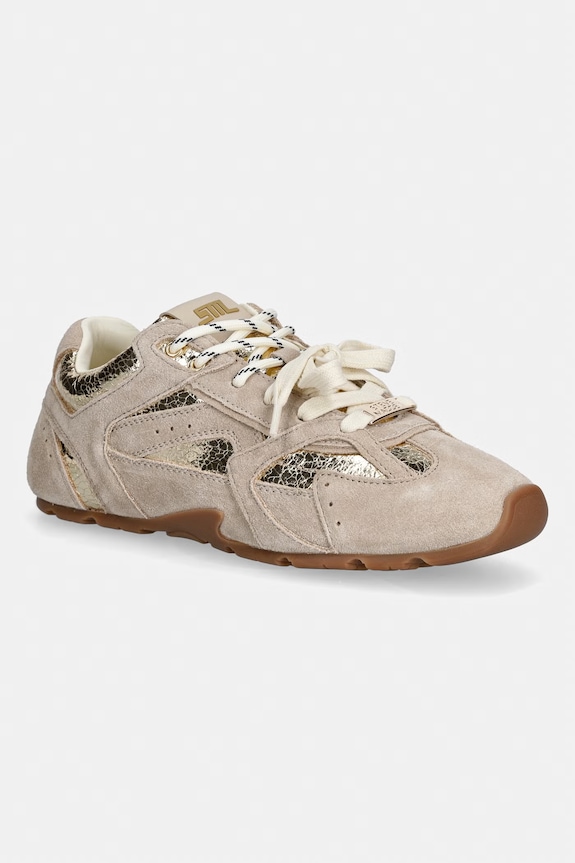 Sneakers Steve Madden Asiel δέρμα σαμουά μπεζ 11005159.045