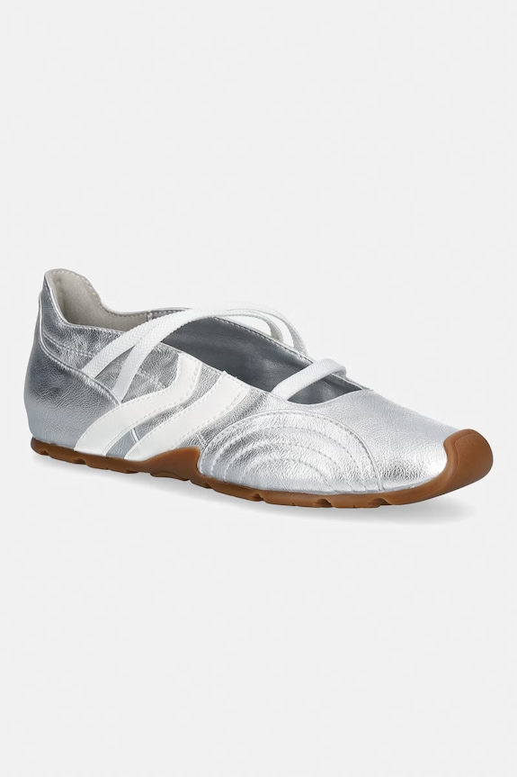 Steve Madden baleriny Joisie imitacja skóry licowej srebrny 11005237.751