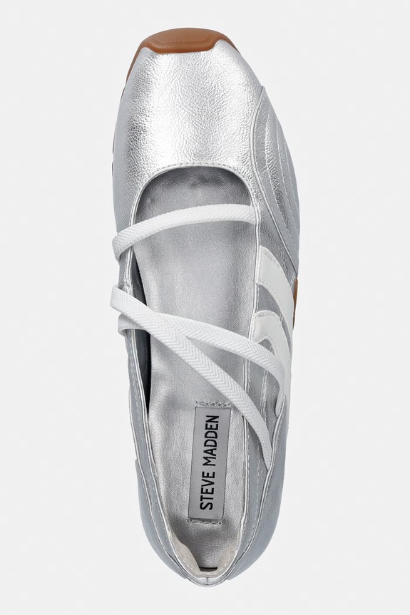 Steve Madden baleriny Joisie srebrny 11005237.751