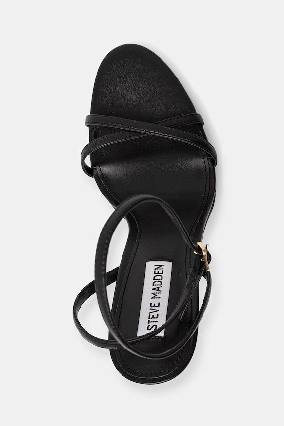 Δερμάτινα σανδάλια Steve Madden Jypsey-CN μαύρο 11005095.017