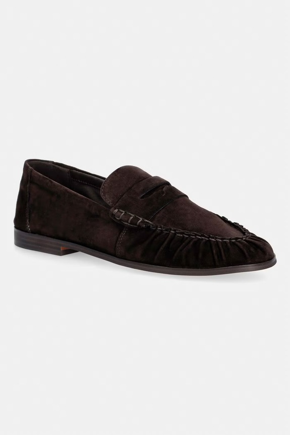 Steve Madden mocassini in camoscio Muse pelle scamosciata marrone 11005231.205