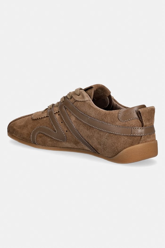Obuwie Giuseppe Zanotti sneakersy zamszowe Top 10 RS60009.004 beżowy