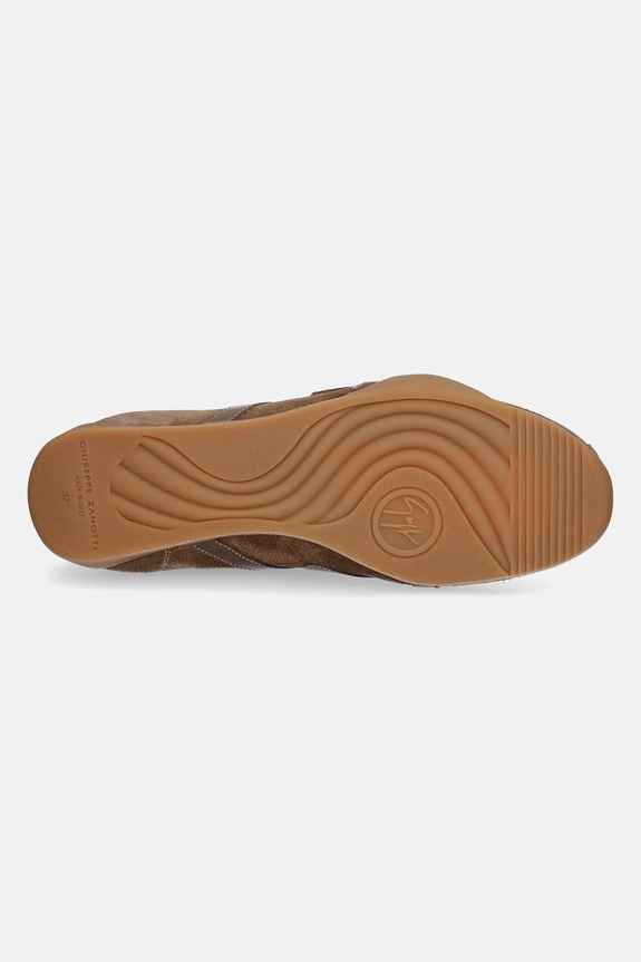 Giuseppe Zanotti sneakersy zamszowe Top 10 RS60009.004 beżowy