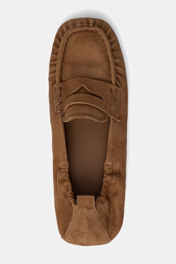 Semišové mokasíny Copenhagen leather hnedá CPH885
