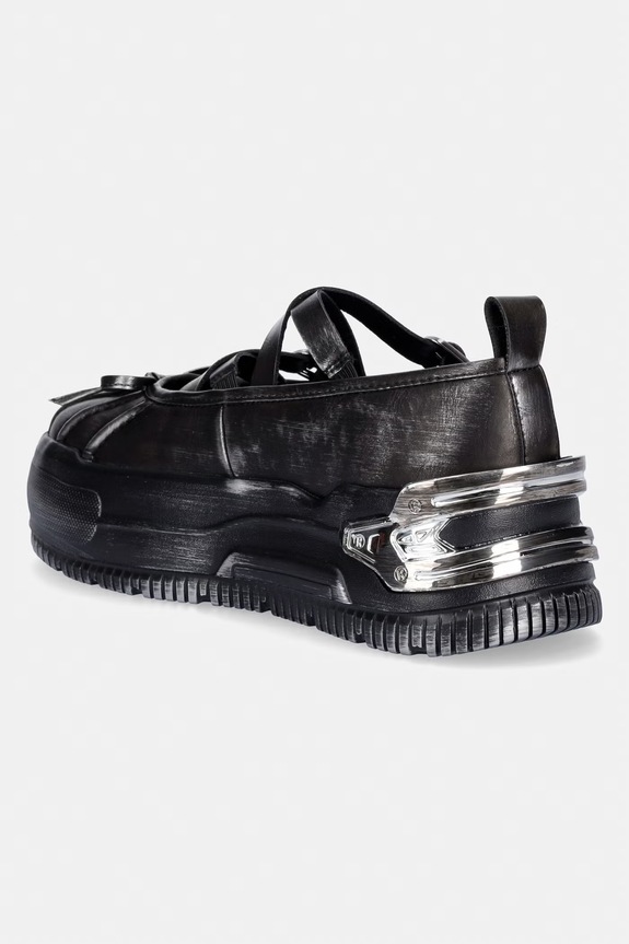 Obutev Koi Footwear balerinke Metamorphosis Distressed May Janes TT02 črna