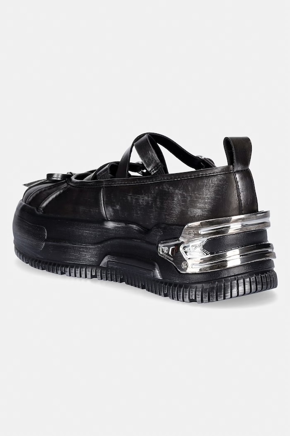 Obutev Koi Footwear balerinke Metamorphosis Distressed May Janes TT02 črna