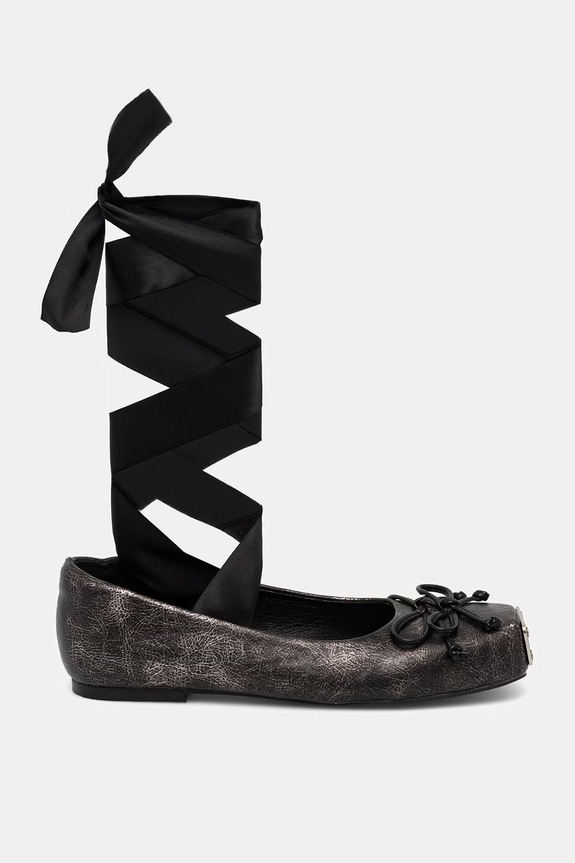 Koi Footwear baleriny Blithe Metal Toe Ballet Flats Blithe czarny SS26