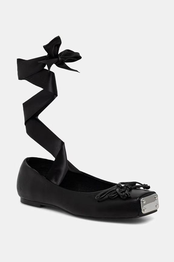 Koi Footwear balerina cipő Blithe Metal Toe Ballet Flats fekete Blithe