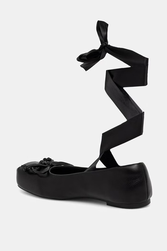 Cipők Koi Footwear balerina cipő Blithe Metal Toe Ballet Flats Blithe fekete