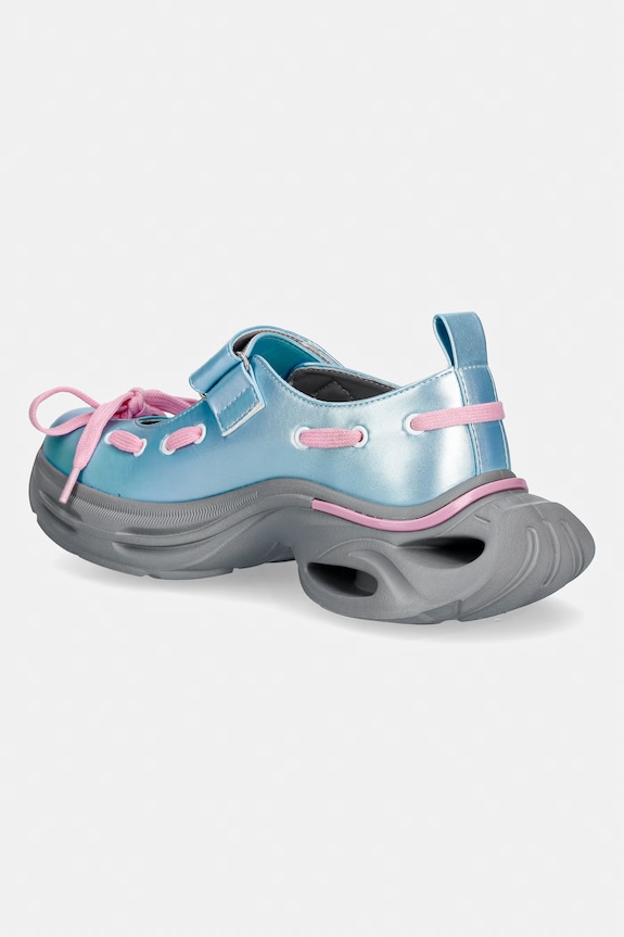 Obutev Koi Footwear balerinke Ocean Waves Chunky Mary Janes SS01 modra