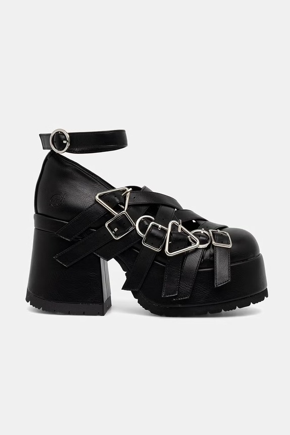 Koi Footwear lodičky na podpätku Avalon Strappy Heeled Shoes PW01.Avalon čierna SS26
