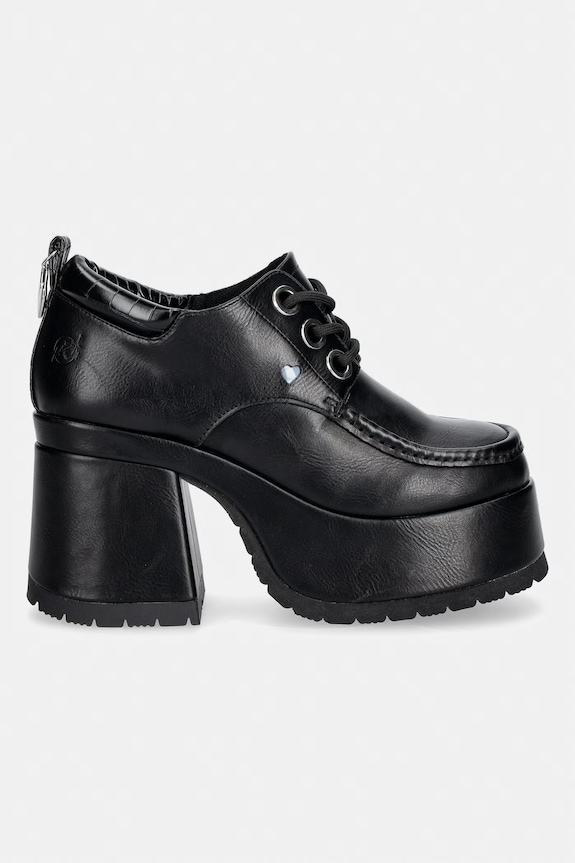 Koi Footwear tocuri cu toc Kinetic Chunky Heeled Shoes AS02 negru SS26