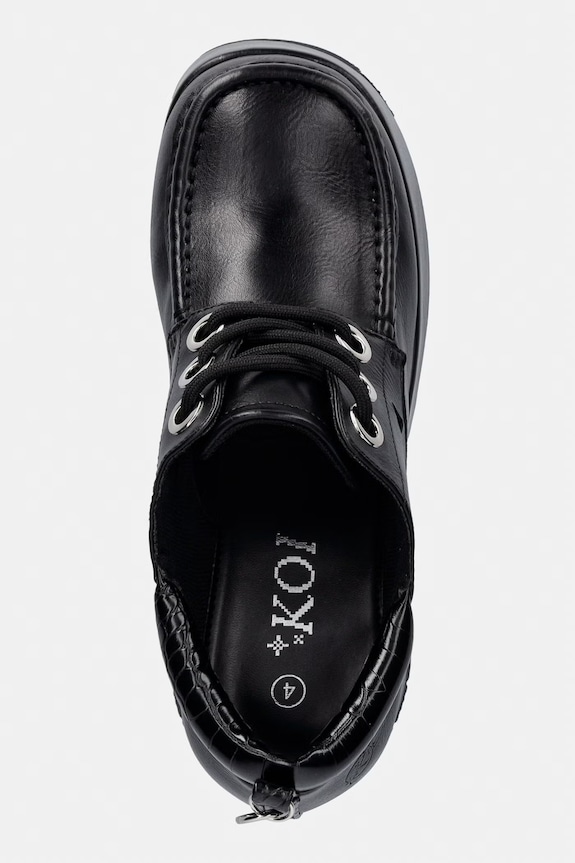 Koi Footwear tocuri cu toc Kinetic Chunky Heeled Shoes negru AS02