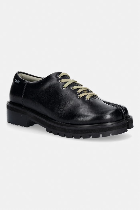 Koi Footwear poltopánky dámske Abolisher Tabi Lace Up Shoes čierna Abolisher