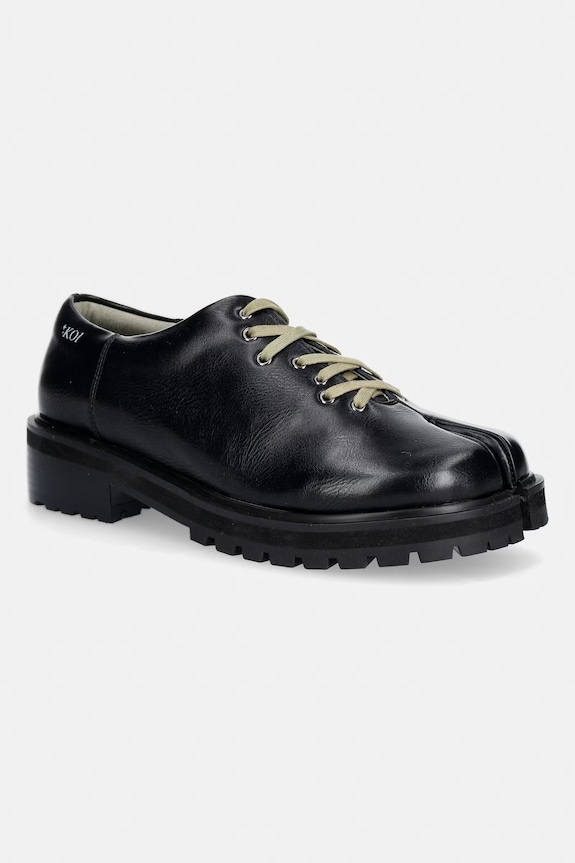 Koi Footwear poltopánky dámske Abolisher Tabi Lace Up Shoes čierna Abolisher