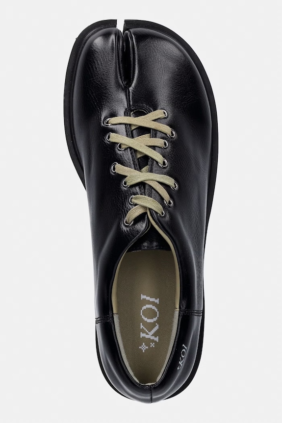 Koi Footwear poltopánky dámske Abolisher Tabi Lace Up Shoes čierna Abolisher