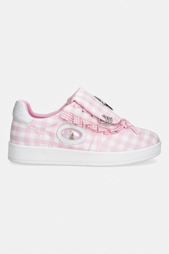Koi Footwear Magic Rabbit Gingham Flat Shoes ženske superge CC01 roza SS26