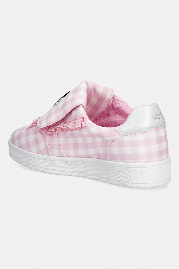 Obutev Koi Footwear Magic Rabbit Gingham Flat Shoes ženske superge CC01 roza