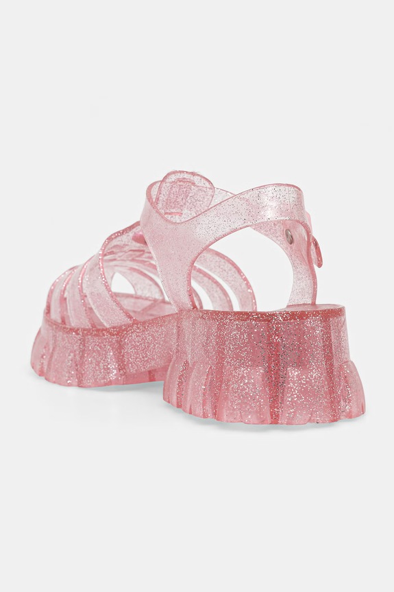 Obuv Koi Footwear sandále so zakrytými prstami dámske Sunbeam Heart Jelly Sandals JEL01 ružová