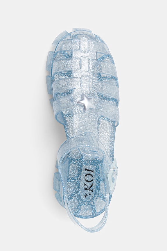 Koi Footwear sandále so zakrytými prstami dámske Sunbeam Heart Jelly Sandals modrá JEL01
