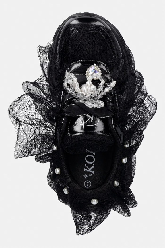Koi Footwear Kelpie Whimsical Terrain Trainers sportcipő női fekete HG01.Kelpie