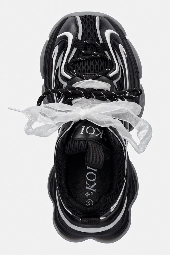 Koi Footwear Labyrinth Mega Chunky Trainers sportcipő női fekete WD01