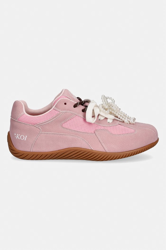 Koi Footwear Wanderlust Flat Pearl Trainers sneakers da donna Wanderlust rosa SS26