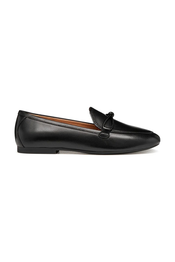 Geox mocassini in pelle D NEW PALMARIA pelle fiore nero D654JD000TUC9999