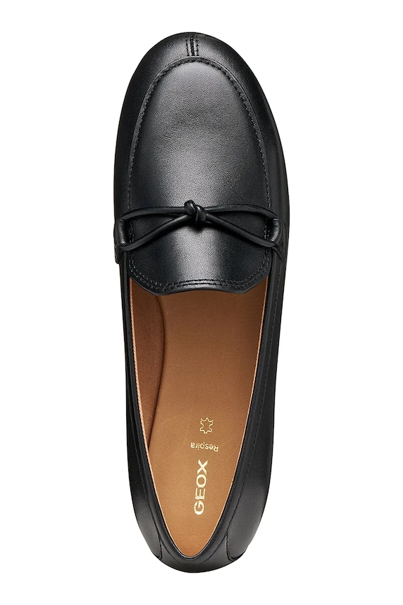 Geox mocassini in pelle D NEW PALMARIA D654JD000TUC9999 nero