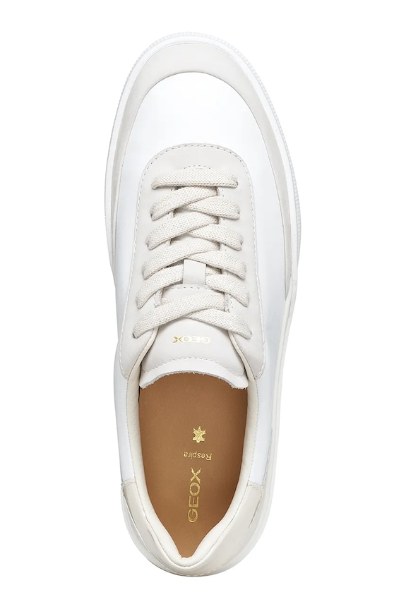 Geox sneakersy skórzane D DYNAMIA D655KA08532C1236 biały