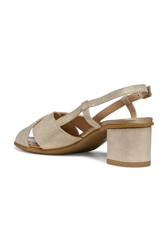 Usnjeni sandali Geox D AURELY 50 A zlata D55RXA.000MA.C2012