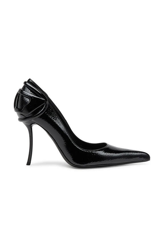 Diesel pantofi cu toc D-Ten&Half P subțire negru Y03426.P0691.T8013