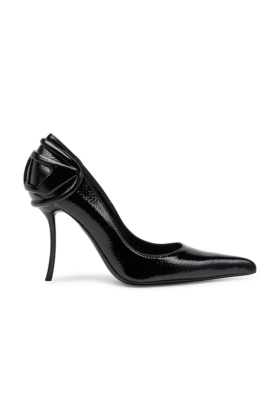 Diesel pantofi cu toc D-Ten&Half P subțire negru Y03426.P0691.T8013