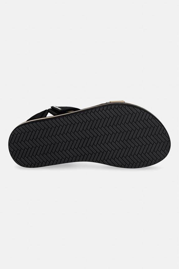 Barbour sandále na platforme dámske Mila LBS0020BK31 čierna
