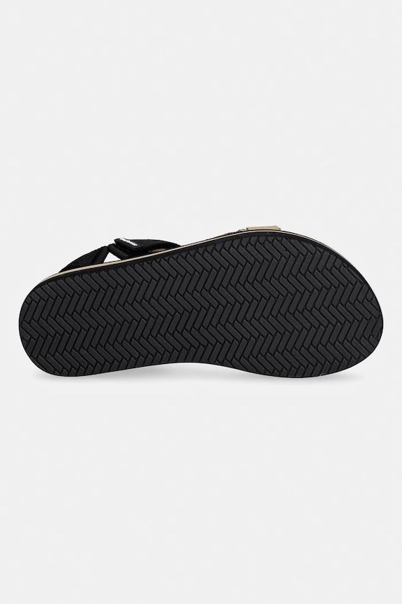 Barbour sandále na platforme dámske Mila LBS0020BK31 čierna