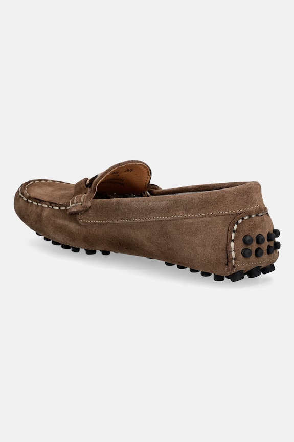 Încălțăminte Barbour mocasini de damă din piele întoarsă Laire LFO0754BE31 bej