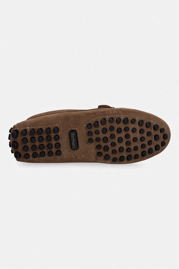Barbour mocasini de damă din piele întoarsă Laire LFO0754BE31 bej