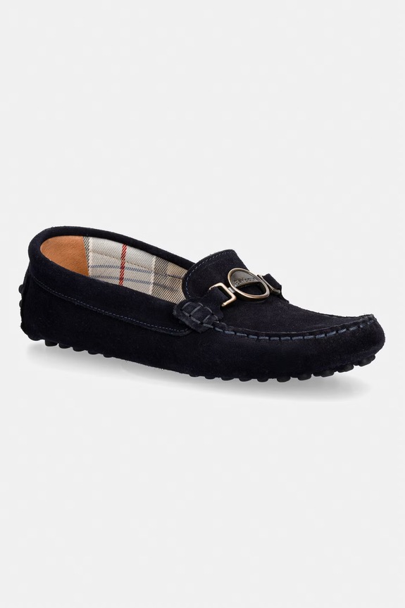 Barbour mokasíny dámske semišové Laire tmavomodrá LFO0754NY98