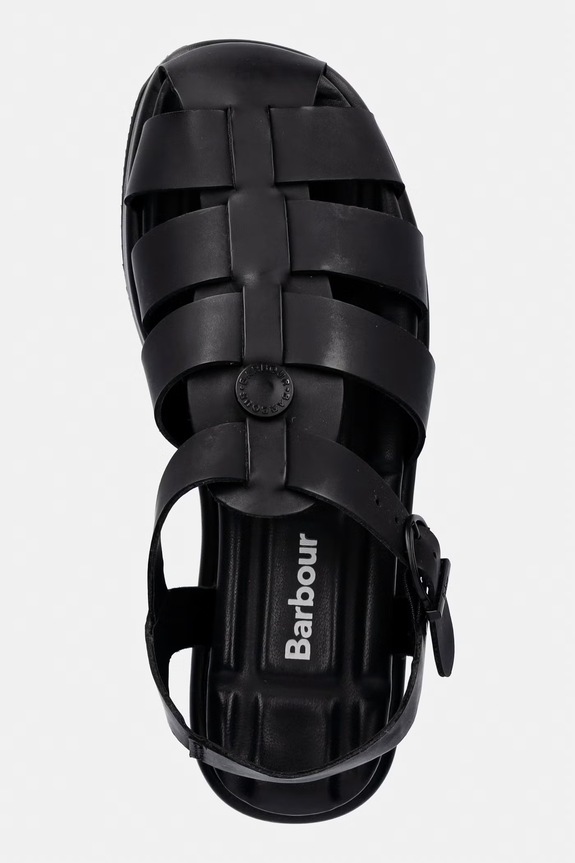 Barbour σανδάλια Γυναικεία δερμάτινα Hindburn μαύρο LFO0809BK31
