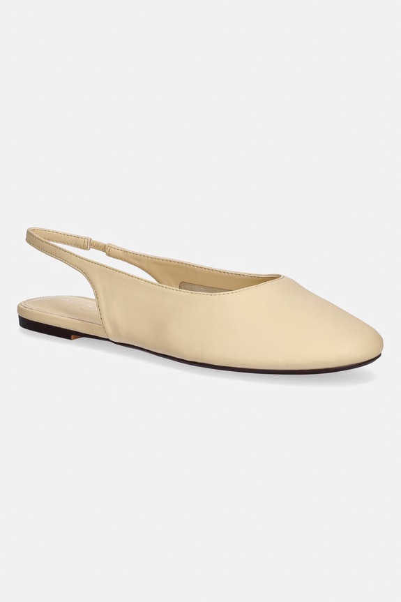 Aldo μπαλαρίνες δερμάτινες DROPWAVE κίτρινο 14298388