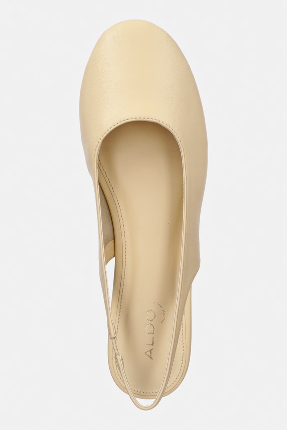 Aldo μπαλαρίνες δερμάτινες DROPWAVE κίτρινο 14298388