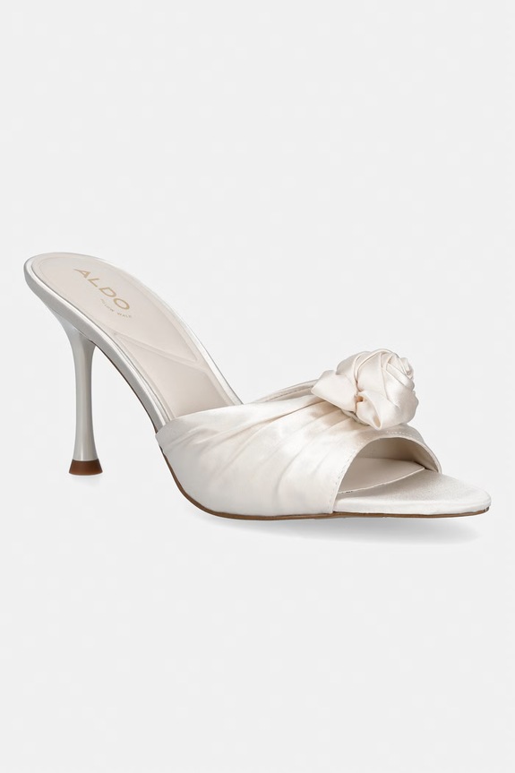 Aldo ciabatte slide su una spilla ROSALINA bianco 14298613