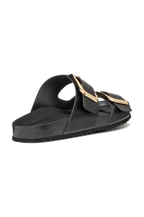 Geox klapki skórzane D BRIONIA R D45Y3B000T5C9999 czarny SS26