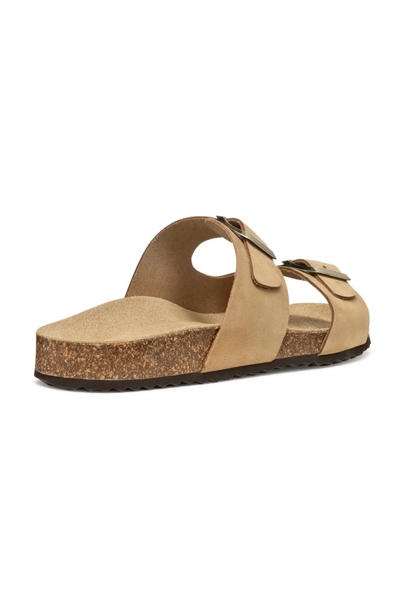 Obuwie Geox klapki zamszowe D BRIONIA D35LSL00032C6738 brązowy
